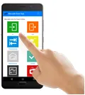 Handmatig een product zoeken in de app