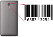 Een barcode scannen met de camera van een telefoon